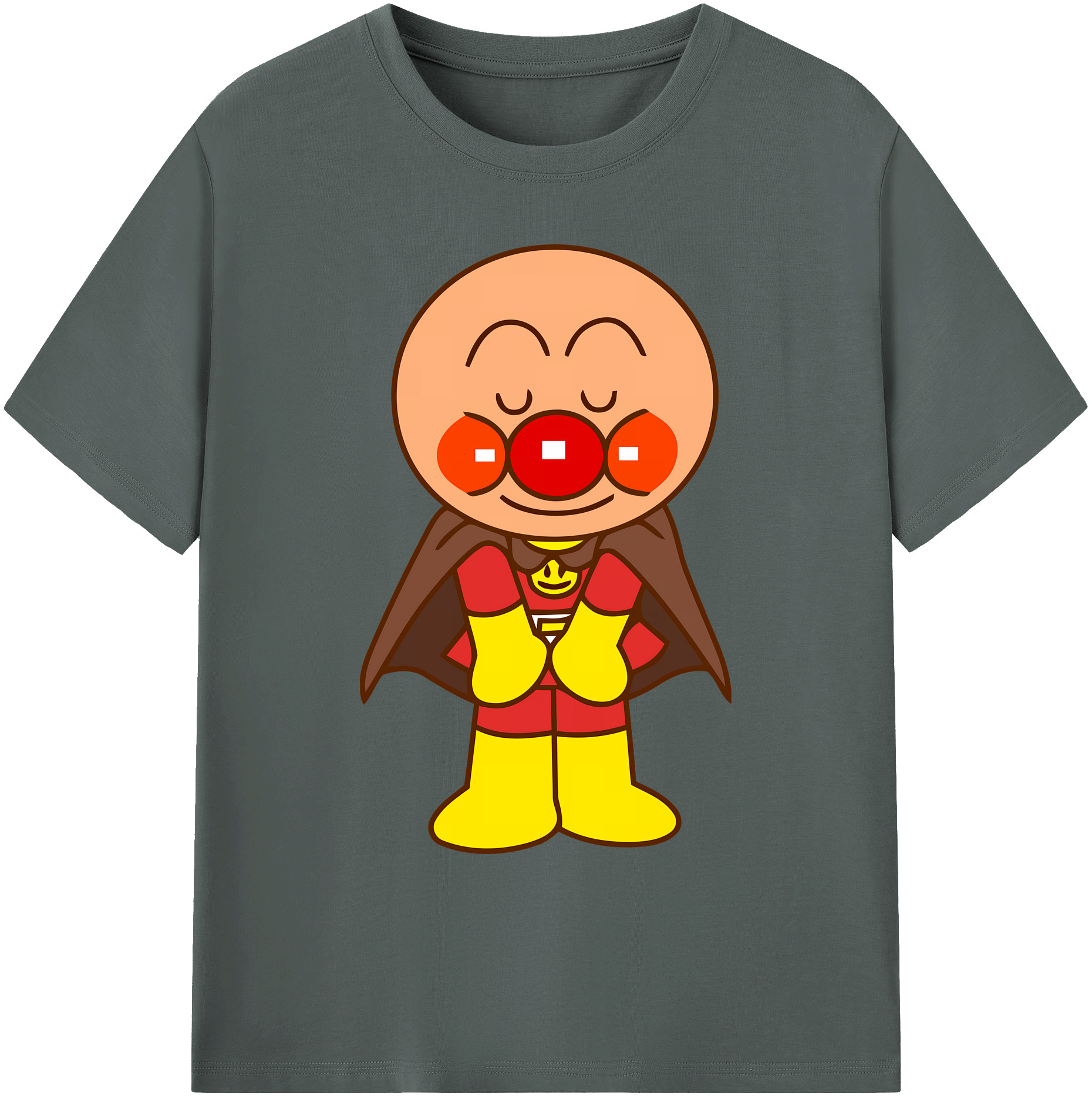 （画像用） アンパンマン Anpanman 綿100％ メンズ半袖Tシャツ｜肌触りやわらか＆通気性